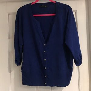 Royal blue cardigan